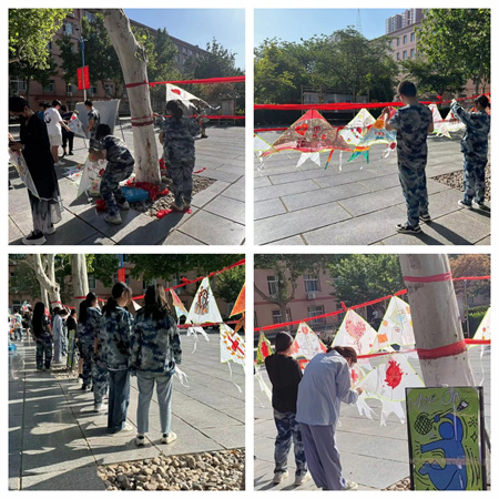 “熱血與風(fēng)箏齊飛，愛心共藍(lán)天一色”——保定理工學(xué)院藝術(shù)學(xué)院開展“獻(xiàn)愛心，共你我”風(fēng)箏展活動(dòng)