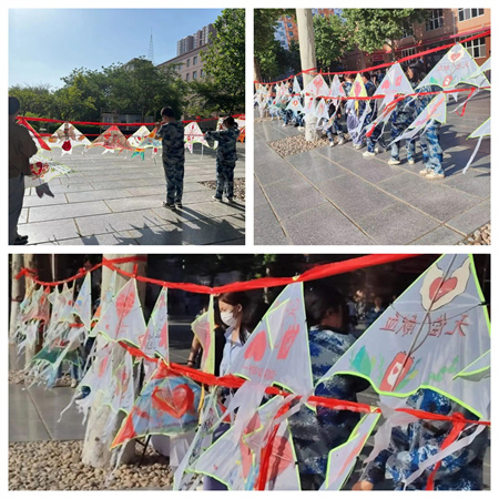 “熱血與風(fēng)箏齊飛，愛心共藍(lán)天一色”——保定理工學(xué)院藝術(shù)學(xué)院開展“獻(xiàn)愛心，共你我”風(fēng)箏展活動(dòng)