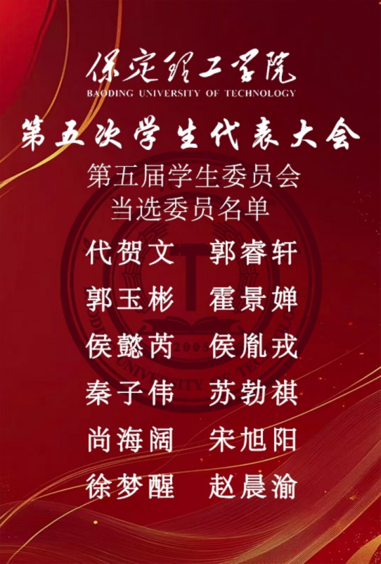 學(xué)代會(huì)——保定理工學(xué)院第五次學(xué)生代表大會(huì)圓滿落幕