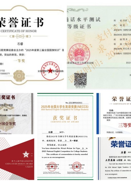 榜樣的力量丨石睿：以夢(mèng)為馬，不負(fù)韶華